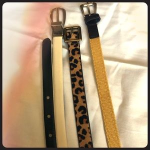 3 Skinny Belts